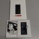 128GB MP3 Player with Bluetooth 5.2, AiMoonsa Music Player with Builtin HD Speaker, FM Radio, Voice Recorder, HiFi Sound, EBook, Earphones Included