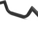 Handlebar 22mm Retro Motorcycle 7/8'' Handle Bar Steering Bar Precision Mitered Welded For Chopper Bobber Scrambler Cafe(22mm Black)