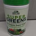 Country Farms Organic Super Greens Powder, 50 Organic Superfoods, Daily Greens Drink Mix with Fruits, Vegetables, Fiber, Probiotics & Mushrooms, Supports Energy, Gut Health & Digestion, Natural Flavor, BBD 06/2029