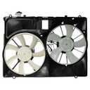TRQ Radiator Dual Cooling Fan Assembly Compatible with 2007-2009 Lexus RX350 LX3115114