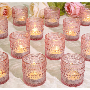 Supmind 24 PCs Votive Candle holders 1 broken
