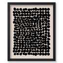 Poster Master Modern Abstract Poster - Black Pebbles Print - Abstract Circles & Mid Century Modern Art - Illustration & Minimal Art - Living Room or Office Decor - 8x10 UNFRAMED