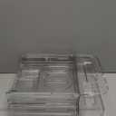 Expandable Clear Acrylic Bathtub Tray Caddy, Foldable Tub Bath Tray with Drain Slots, Slip-Resistant Waterproof Bathroom Shelf Caddy & Home Spa Gift for Women
