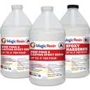 Deep Pour Epoxy Resin for River Table | 3 Gallon (11.4 L) | 4'' Deep Pour & Casting Epoxy Resin Kit | Low Odor | Crystal Clear and High Gloss | For River Tables, Deep Pour, Casting