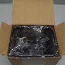 Stainless Steel Kitchen Utensil Holder Countertop, Drying Caddy, Cutlery Drainer, Rust-Proof Organizer (Black Plus)