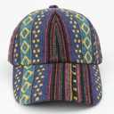 Boho Baseball Cap for Men Women Vintage Golf Dad Hat Adjustable Low Profile Cotton Hat Sun Protection Visor Cap Outdoor