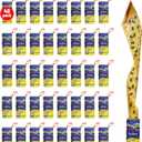 40 Pack Fly Traps Strips Indoor Outdoor, Flies Paper Sticky Hanging with Pins, Fruit Fly Tape Ribbon Roll for Home, Bug & Gnat Catchers for Inside, House Fly Killer for Winged Insect, Mosquito