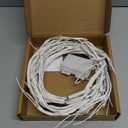 Hairui Birch Garland with Lights 6FT 48 LED Battery Operated, Lighted Twig Vine with Timer for Christmas Home Fireplace Decoration Indoor Outdoor Use