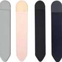 4 PCS Universal Self - Adhesive Elastic Stylus Holder Compatible with Apple Pencil 1st & 2nd Gen,Tablet Pen Cover in Black,Pink,Gray & Blue for iPad and Stylus Accessories