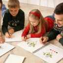 Watercolor Workbook, Water Coloring Book,Watercolor Paint Set, Beginner-Friendly Watercolor Workbooks, with 12 Colors Watercolor Paint Set with Paint Brush (2PC(A+B))