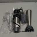 KOIOS Immersion Blender, 1000W Anti-scratch 3-in-1 Hand Blender, Upgraded 12 Speed Stainless Steel Blade Stick Blenders with Turbo Mode, Whisk and Milk Frother, Non-BPA (Silver)