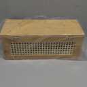 Solid wood Cable Management Box- Cable Organizer Box and Power Strip Box for Electrical Cord Management - Under Desk Cord Organizer for TV Wires Computer Router & Power Strip