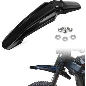 Motorcycle Front Mudguard for Light Bee Dirt Bike, High-Impact ABS Splash Guard Protector Fits for Light Bee X/S, Segway X260 X160, E-Ride Pro SS, Tuttio, Motocross Parts Attachments Board, Black