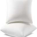 AM AEROMAX 18 18 Pillow Insert (Pack of 2) Memory Foam Throw Pillow Insert Sham Square for Decorative Cushion Bed Couch Sofa Without Deform After Longtime Use (White)