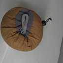 HIKEMAN Camping Memory Foam Pillow - Ultralight Travel Pillow,Backpacking Pillow with Removable Cover,Ergonomic Pillows,Neck Lumbar Support for Outdoor Camp,Sport,Hiking,Backpacking Sleep (Brown)