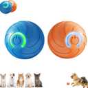 Smart Jumping Ball Toy for Dogs, Duraspin Dog Bouncing Ball, Interactive Bouncing Toys for Puppy Toys 2Pack-Orange & Bule