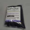 Chyhomenyc Black Valance for Windows, Faux Linen Slub Textured Small Kitchen Window Valance Curtain for Living Room Bathroom Cafe Laundry Basement, 30Wx14L inch, 2 Piece