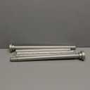 Brushed Nickel Shower Curtain Rod Adjustable 43-78 inch, 1"Diameter Spring Tension Curtain Rod No Drill, Anti-Rust Non-Slip Shower Rod for Bathroom Tension Rod