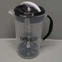 Dr. Brown's Baby Formula Mixing Pitcher with Adjustable Stopper, Locking Lid & No Drip Spout, Black, BPA Free, 36oz, 1 Pack