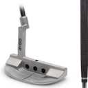 GoSports GS2 Tour Golf Putter  Choose Oversized Grip or Traditional Grip - 34 Right-Handed Mallet Putter with Milled Face
