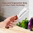2PCS Multifunctional Vegetable Peeler, 2-in-1 Multifunctional Stainless Steel Peeler, Zero Snag Wooden Peeler, Potato Fruit Pumpkins Kitchen Peelers with Bottle Opener