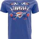 Blue 84 NBA Officially Licensed T-Shirt Heathered Alternate Color Basketball (Medium)