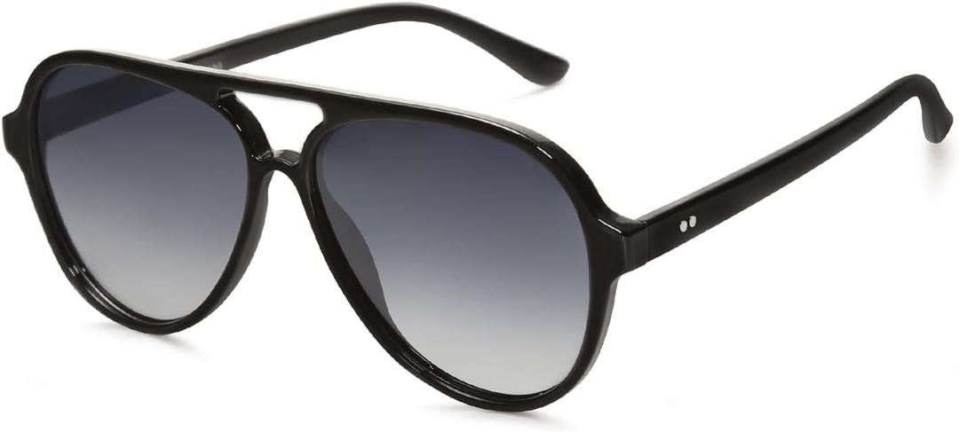 SOJOS Classic Polarized Aviator Sunglasses for Women Men, Retro Trendy Aviators Shades SJ2201