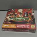 2000 Piece Puzzles for Adults  Funny Dogs Playing Poker Jigsaw Puzzle, Vibrant and Detailed Artwork, Challenging Puzzles for Adults 2000 Pieces, 39" x 28"