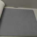 Stone Bath Mat, Quick-Dry Diatomaceous Earth Shower Mat, Absorbent Bathroom Mat for Shower/Tub Exit, New Apartment Essential & Housewarming Gift, 23.5" x 15.5" Dark Gray Wave