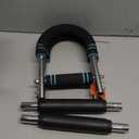 Merach Twister Arm Trainer, Adjustable Power Twister Bar, Chest Workout Equipment for Men, Portable Upper Body Workout Machine, Detachable Spring Resistance Home Fitness Equipment (Blue)