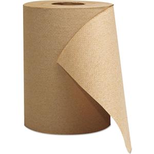 1804 Hardwound Roll Towels 1-Ply Brown 8-Inch x 300 ft 12 Rolls/Carton