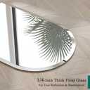 VocalStar Frameless Arch Mirror, 18" x 26" Bathroom Wall Mirror with Beveled Edge, Modern Decorative Vanity Mirrored for Living Room, Entryway, Bedroom | 1/4-Inch Shatterproof Glass