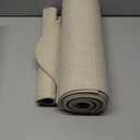 YIHOUSE Beige Bathroom Rug Sets 5 Piece, Absorbent Bath Mat for Bathroom Non Slip Washable, Bath Room Mat Quick Dry, Thin Bath Rug Set for Toilet and Floor