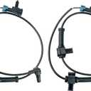 Rear ABS Wheel Speed Sensor Left Right fit for 07-13 Chevy Silverado 1500 2500 3500 Cheyenne, GMC Sierra 2007 2008 2009 2010 2011 2012 2013, Driver Passenger Side, ALS1757, 2pcs