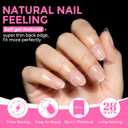 UNA GELLA Extra Short Almond Nail Tips Full Cover 216PCS Gel Nail Tips Short Almond Shaped Nails Tips Soft Gelly Gel Clear Fake Nails Tip for Acrylic Nail Tip Soak Off Home DIY Salon Nails 12 Sizes