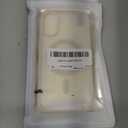 zapica Magnetic for iPhone 17 Case, with [Tempered Glass Screen Protector] [Compatible with MagSafe] Translucent Matte Shockproof Anti-Scratch Phone Cover, Antique White