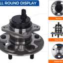 PAROD 512418 Rear Wheel Hub&Bearing Assembly Fit for Scion XB 2008 2009 2010 2011 2012 2013 2014 2015