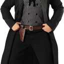 Morph Western Outfit for Men Wild West Costume Men Halloween Costumes Adult Cowboy Western Sheriff Costume L