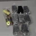 TURSTIN Set of 8 Furniture Legs 6 Inch Square Solid Wood Couch Legs Replacement Sofa Legs Mid Century Furniture Feet for Armchair Bed Dresser Cabinet Include Installation Hardware, Black