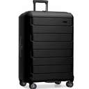 Traveler's Choice Pagosa Hardshell Expandable Luggage with Spinner Wheels, Black, 30-Inch Large