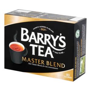 Barry's Tea Bags, Master Blend, 80 Count, 8.8 Oz, Best By: 08/08/2026