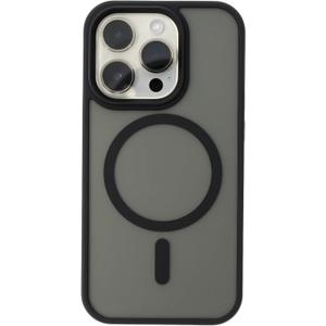 Frosted Translucent Black for iPhone 14 Pro - Impact Resistant and with Magnets