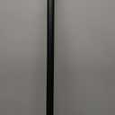 Heavy Duty Curtain Rods, 1 1/8" Diameter Curtain Rod for Window 72-144 Inch(6-12ft), Single Drapery Rods with Classic Finials and Adjustable Aluminum Alloy Brackets, Matte Black