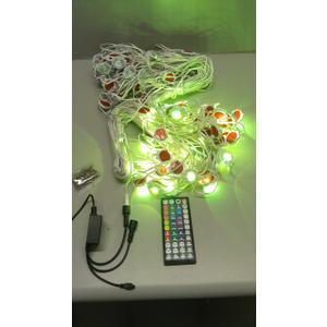 300FT Permanent Outdoor RGB Lights, IP67 Waterproof Smart Eave Lighting, with App/Remote Control Eaves Light, DIY LED Scenes Modes for House Roof Decor, Christmas, Party