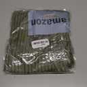 Mecatny Corduroy Spring Decorative Throw Pillow Covers 18x18 Set of 2 for Sofa Living Room, Soft Neutral Boho Couch Pillow Covers for Home Decor, Olive Green