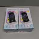 2 x WAVY LED LIGHT & MIRROR PHONE HOLDER