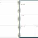 Blue Sky 2027 Weekly and Monthly Planner Calendar, January 2027 - December 2027, 8.5" x 11", Flexible Cover, Laminated Tabs, Durable Twin Wire Binding, Storage Pocket, Bakah Blue