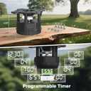 Deer Feeder Kit,Motor and Timer Kit with Programmable Digital Timer,Up to 4 Feed Time,Easy to Install for Hunting Game Feeder,Batteries Not Included