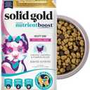 Solid Gold Toy & Small Breed Dry Dog Food Small Bites – Real Chicken, Grain Free Gluten Free, High Fiber Healthy Kibble w/Probiotics for Gut Health & Digestion Support– All Ages – NutrientBoost™ –11LB, Best By: 04/14/26