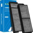 PHILTOP Cabin Air Filter, Replacement for CF10218, Mazda3 (2004-2009), Mazda5 (2006-2010, 2012-2017), Premium ACF048 Cabin Filter with Activated Carbon Clean Airflow, Filter Up Dust Pollen